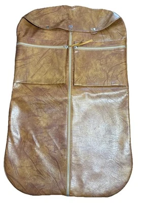 Bolso de traje de equipaje vintage American Tourister cuero marrón  Foto 1 de 4