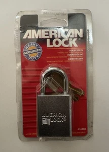 American Lock A5100D Solid Steel - Picture 1 of 2
