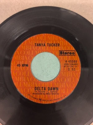 Tanya Tucker - Delta Dawn / I Love The Way He Loves Me (Vinyl 45rpm) Buy 2 Get 1 - Image 1 of 4