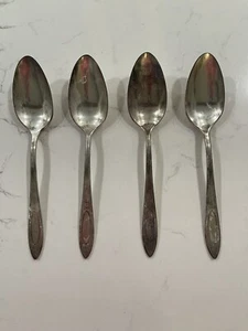 Cucharas de cena Oneida Community ADAM 1917 monograma B plateadas - Imagen 1 de 5