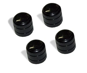 Knob Push on 6mm Black with Black Pearl 4 pack 0811270BKBP-4P - Picture 1 of 3
