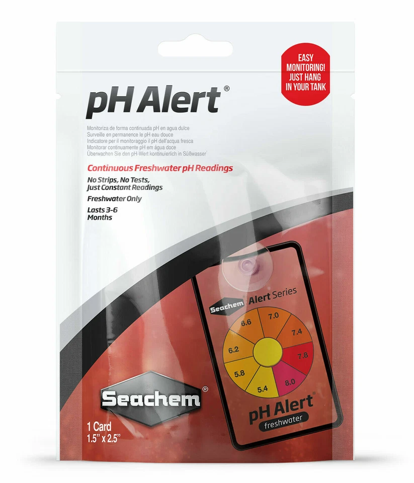 SEACHEM ALERTA DE PH Y AGUA DULCE CONTINUA LECTURAS DE PH lecturas constantes