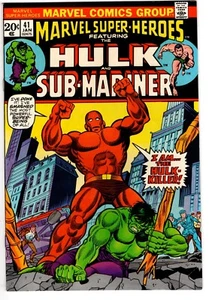 Marvel Super-Heroes #42 Jan 1974 - Picture 1 of 15