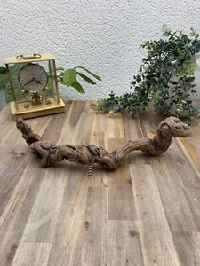 Ancien Grand Tire-bouchon en Bois de Vigne Arbois Signé Henri Maire Vintage XXL - Imagen 1 de 16