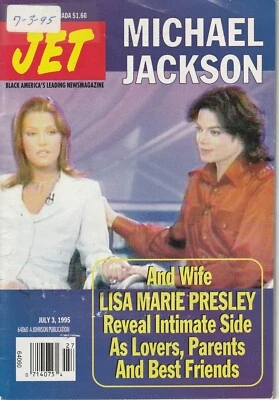 Jet Magazine July 3 1995  Michael Jackson Lisa Marie Presley - Image 1 of 2