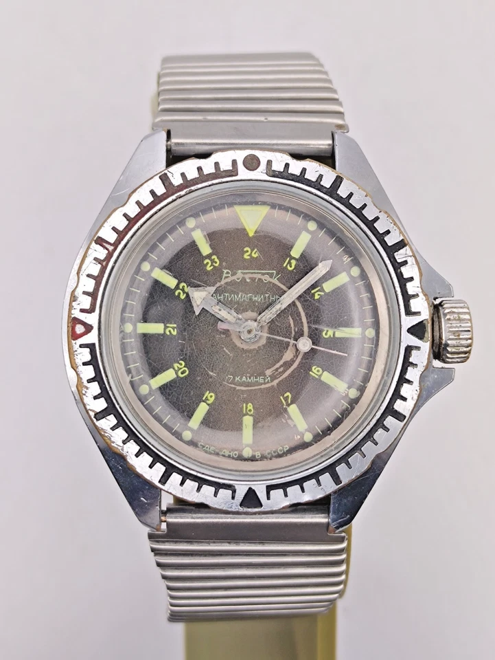 Vostok 2409A Reloj Militar URSS Hombres Soviéticos Komandirskie Pulsera Bisel Foto 1 de 4