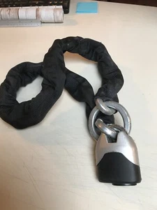 Motorbike Lock 1.2m Anti Theft Bike eBike Scooter Padlock 2Keys Security Locks - Picture 1 of 14