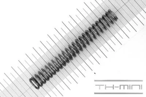 Druck-Feder 2mm angelegt 14,5x105mm 15,9kg Spiral Edel-stahl rostfrei Metall - Picture 1 of 1