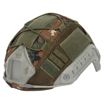 Cubierta de casco táctico para casco RÁPIDO camuflaje caza airsoft sombreros equipo seguro Foto 1 de 4
