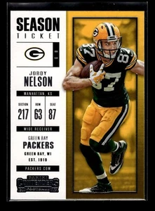 2017 Panini Contenders #32 Jordy Nelson (NM)(FTB) - Picture 1 of 2