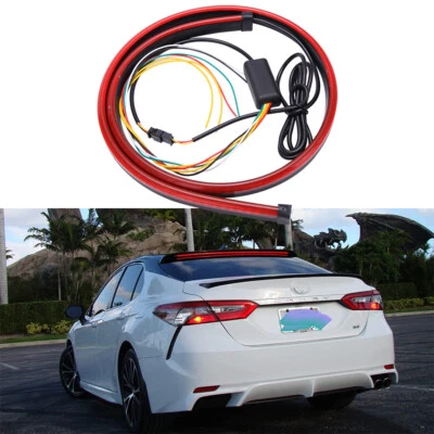 Tira de luz trasera de señal de freno alta LED de 5 funciones para Honda Civic 40 pulgadas Foto 1 de 4