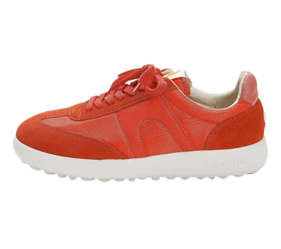 New Camper Pelotas XLF Lace Up Sneaker in Red Women's Comfort Shoes - Image 1 of 4