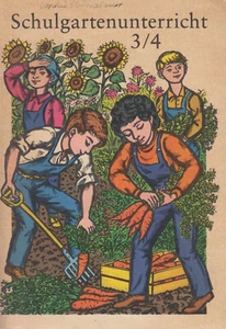 Clases de huerto escolar. Cuaderno de enseñanza y trabajo para los grados 3 y 4 (1978) - Imagen 1 de 1