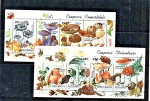 1994 ROMANIA MUSHROOMS BLOCK 292,293-CV 5 EURO-MNH - Picture 1 of 1