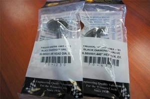 Kibblewhite Black Diamond Exhaust Valves for All Triumph 650/750 Twins 1966-1982 - Picture 1 of 1