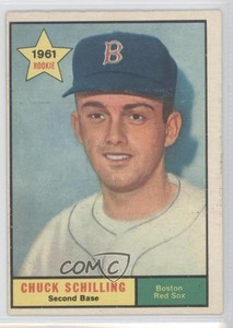 1961 Topps Chuck Schilling #499 Rookie RC