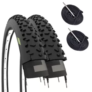 2 COPERTONI 27.5 x 2.25 +CAMERE PNEUMATICI TASSELLATI GOMME MTB MOUNTAIN BIKE 27 - Zdjęcie 1 z 6