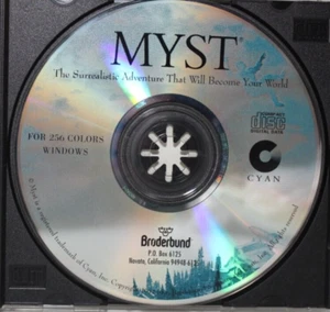 MYST WINDOWS 256 COLORS VINTAGE SOFTWARE GAME BORDERBUND PC-CD ROM - Picture 1 of 3