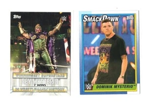 REY & DOMINIK  MYSTERIO WWE CARDS (FATHER/SON) 2021 TOPPS / 2020 TOPPS - Picture 1 of 1