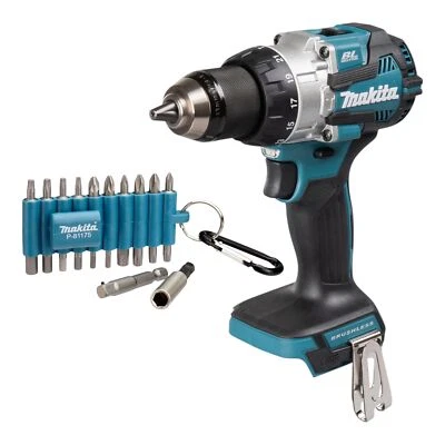 Makita DHP 489 Z Akku Schlagbohrschrauber 18 V 73 Nm Brushless + 22 tlg. Bit Set - Bild 1 von 4