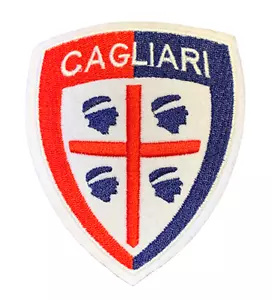 Embroidered Iron-on Patch - CAGLIARI Football Club - Picture 1 of 1