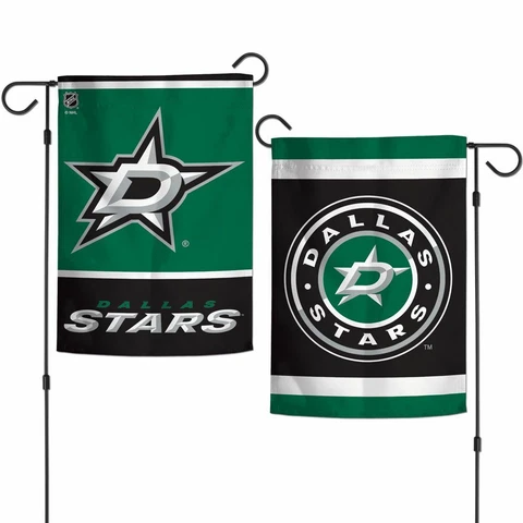 DALLAS STARS 12"X18" 2 SIDED GARDEN FLAG NEW WINCRAFT 👀🏒 Cover