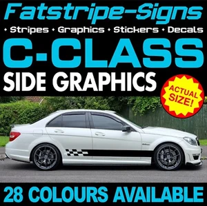 to fit MERCEDES C CLASS GRAPHICS DECALS STICKERS STRIPES CAR AMG SALOON COUPE - Picture 1 of 2