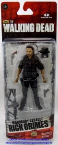 Rick Grimes Woodbury Assault Walking Dead TV Series 7.5 McFarlane Toys  - Picture 1 of 2