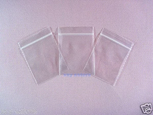 500 Reclosable Zipper Poly Clear Storage Bags 2 Mil_4" x 6"_100 x 150mm - Picture 1 of 12