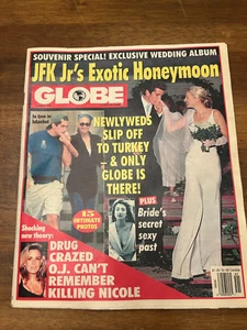 Collectible Vintage Globe Magazine 1996 JFK Jr. - Picture 1 of 3