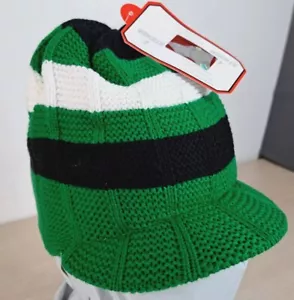 NEW Zephyr North Dakota Fighting Sioux Size S/M Knit Winter Hat w/Brim - NWT - Picture 1 of 4