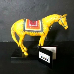 2003 Westland Trail of Painted Ponies Karuna Yellow Figurine Item 1455 1E #8385 - Picture 1 of 6