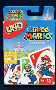 Juego de Cartas Mattel UNO Super Mario Gran Formato 2016 Nuevo Nunca Usado - Imagen 1 de 3