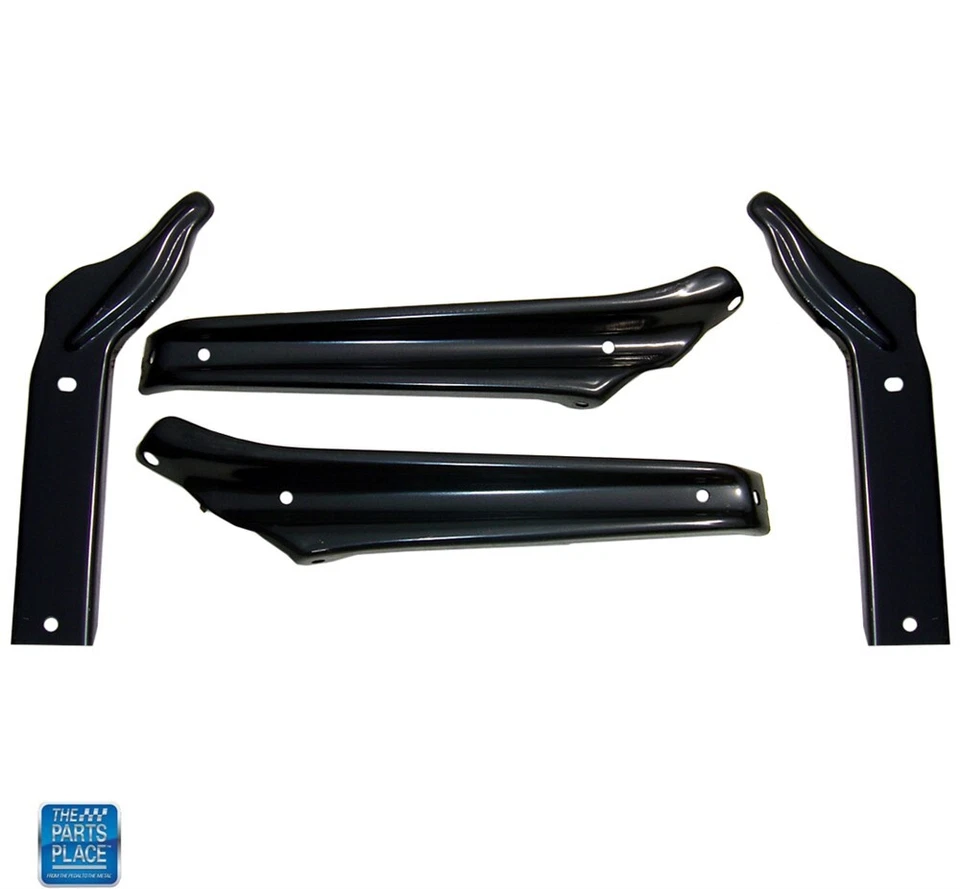 1966 Chevrolet Chevelle El Camino Malibu Front Bumper Brackets Set - New - Image 1 of 1