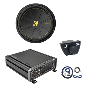 Kicker CXA800.1 800W Mono Amplifier, Remote, Install Kit, 15" 900W Subwoofer - Picture 1 of 5