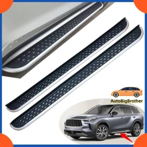 Fits Infiniti QX60 2022 2023 Running Boards Side Steps Nerf Bar Protector Pedal - Picture 1 of 11