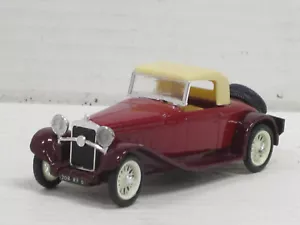 Delage D8 S Cabrio 1932 in rosso vino/rosso senza scatola Eligor 1:43 - Foto 1 di 4