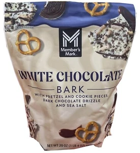 Member’s Mark White Chocolate Bark With Pretzel 20 Oz - Picture 1 of 2