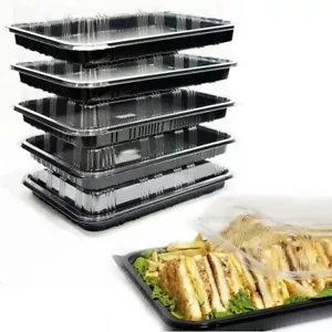 5 x Platos y Tapas Medianos para Catering (450 x 305 x 80 mm) Buffets/Fiestas y Eventos - Imagen 1 de 6
