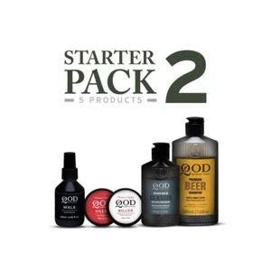 QOD BARBER SHOP STARTER PACK 2 - MOST CLASSIC MEN'S PRODUCTS FOR HAIR AND BEARD - Picture 1 of 6