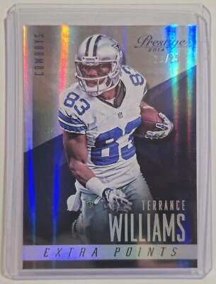 2014 Panini Prestige - Extra Points Holo Silver #105 Terrance Williams #23/25 - Image 1 of 3