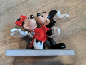 MICKEY MOUSE MINNIE FIGURE 4" TALL DANCING FORMAL WALTZ TUXEDO DCA 2001 OPENING - Picture 1 of 8