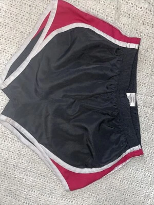 Pantalones Cortos Atléticos Boxercraft Negro y Rosa Caliente Talla Juniors L (14-16) Foto 1 de 3