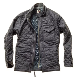 Relwen Recon Qulited Jacket Medium Charcoal Gray Huckberry RARE Wool Coat GORP - Picture 1 of 9