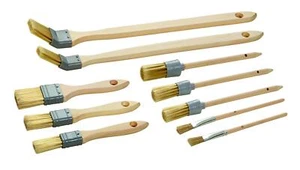 Pinsel Set 10 teilig, Flachpinsel, Malerpinsel für z. B. Heizkörper - Bild 1 von 1
