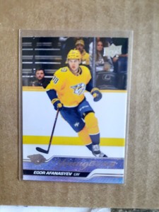 2023-24 Upper Deck Series 1 Egor Afanasyev Young Guns Rookie #226 Nashville
