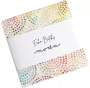 Echo Batiks Moda Charm Pack 42 100% Cotton 5" Precut Quilt Squares - Picture 1 of 6