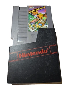 Nintendo Vegas Dream NES HAL Laboratory 1985 With Sleeve VTG - Picture 1 of 5