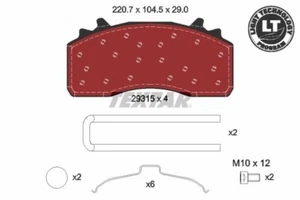 Brake pads (1axle) TEXTAR 2931501 Fits Mercedes-Benz - Foto 1 di 4