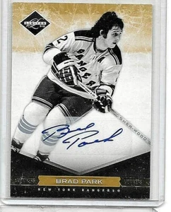 BRAD PARK 2011-12 LEAF EDICIÓN LIMITADA APODOS DORADOS CERTIFICADO AUTÓGRAFO #/25 - Imagen 1 de 1